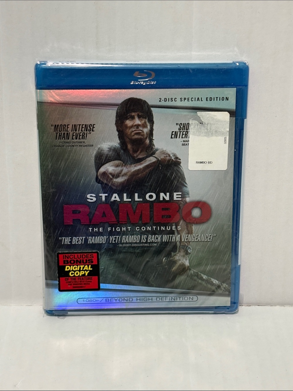 Rambo the Fight Continues New Blu-ray Widescreen Disc